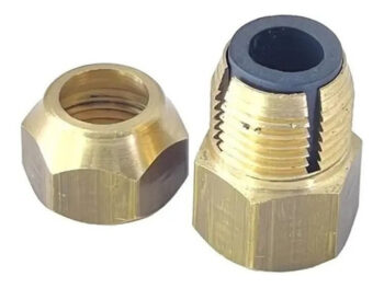 Adaptador Para Fogao 1/2nptf X Porca Em Latão