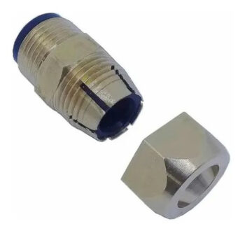 Adaptador Para Fogao 1/2npt X Porca Em Latão